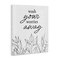 Stupell Industries Wash Your Worries Away Minimalist Canvas, design by Lettered and Lined